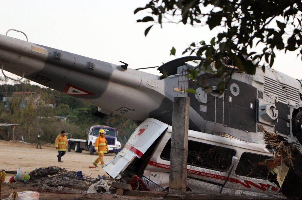 Segob niega protagonismos en helicóptero enviado a Oaxaca