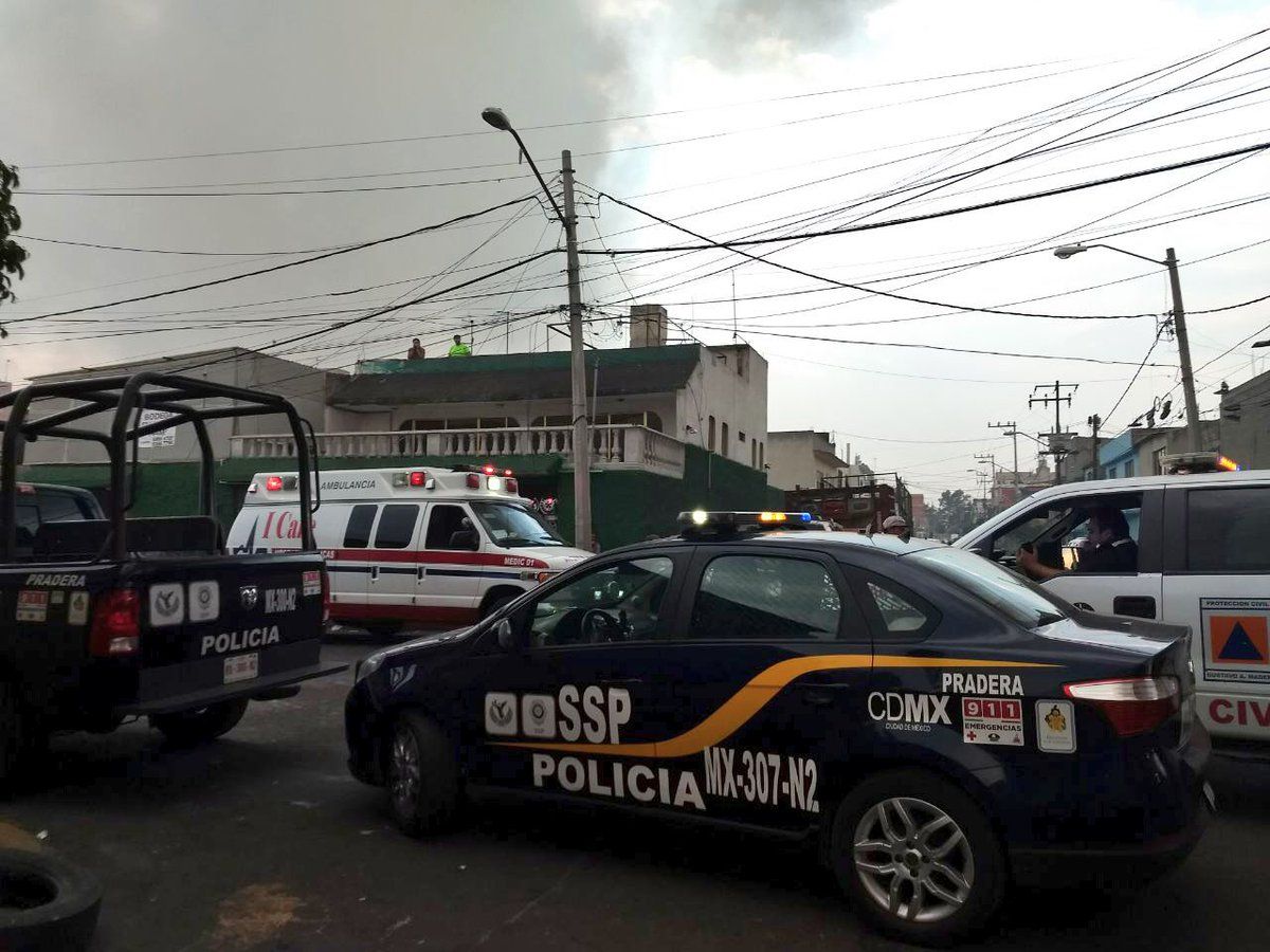 Se incendia inmueble en la Gustavo A. Madero