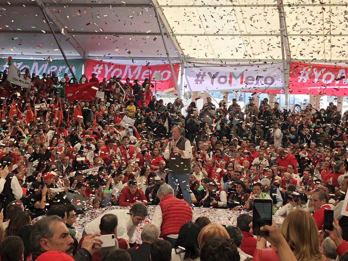 Meade cierra precampaña en Tlalnepantla Meade cierra precampaña en Tlalnepantla