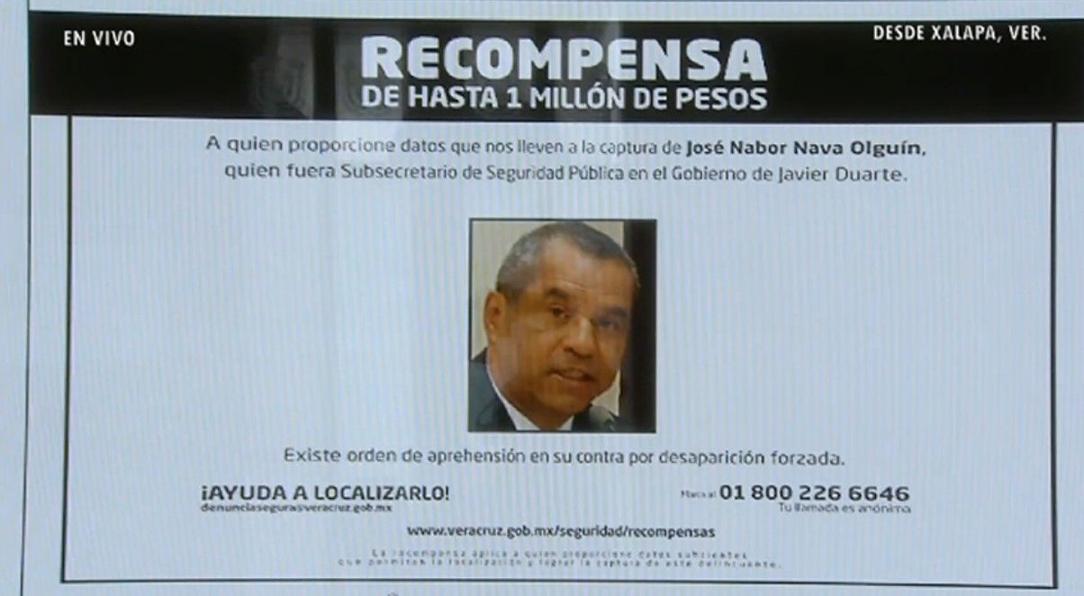 Ofrecen recompensa por exsubsecretario de SSP de Veracruz