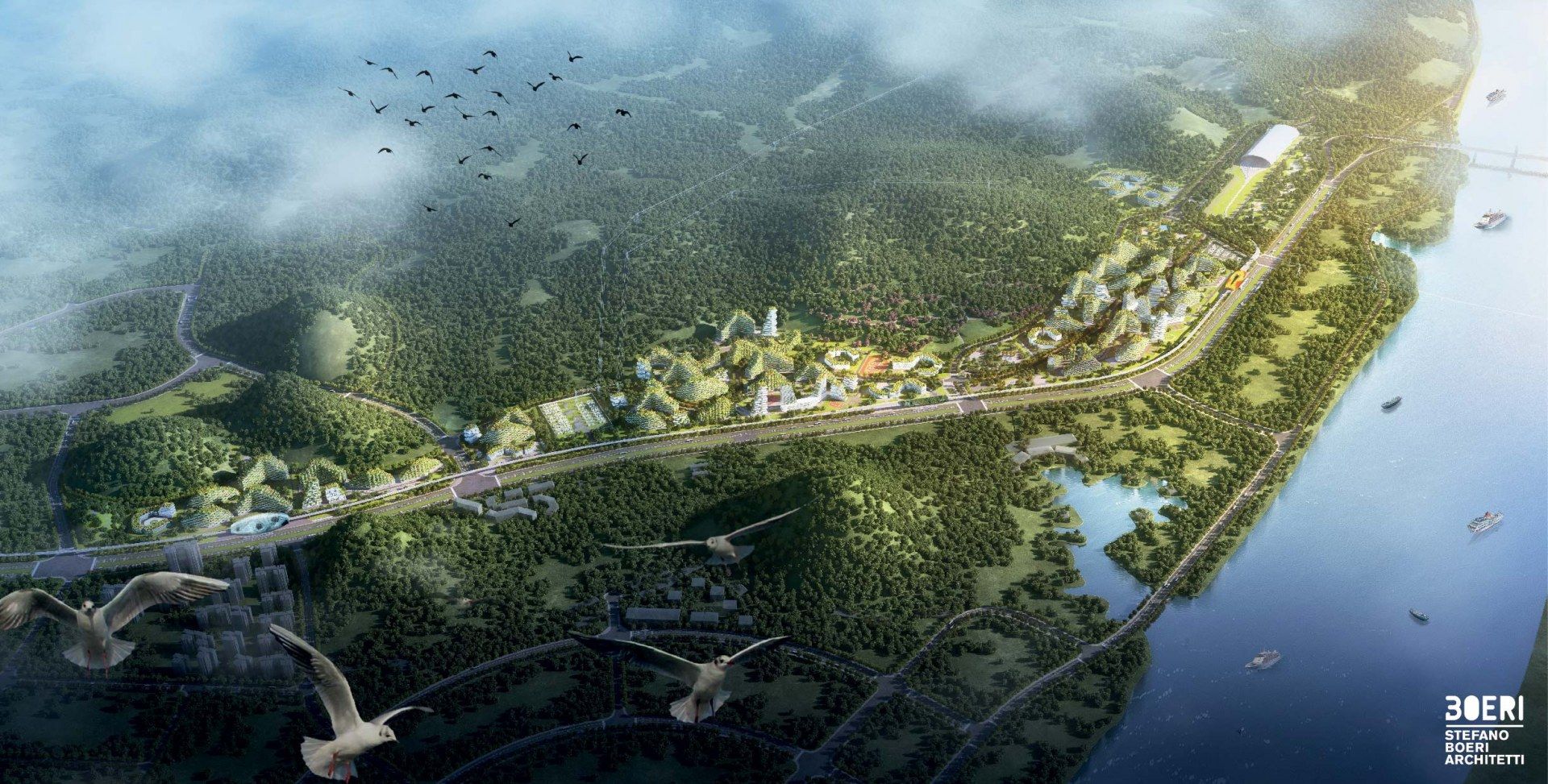 Construirán la primera ciudad forestal en China