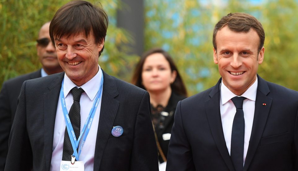 Renuncia ministro francés de Ecología - Nicolas-Hulot-macron-e1518095195824