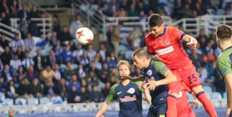 Doloroso empate de Moreno y la Real Sociedad en Europa League