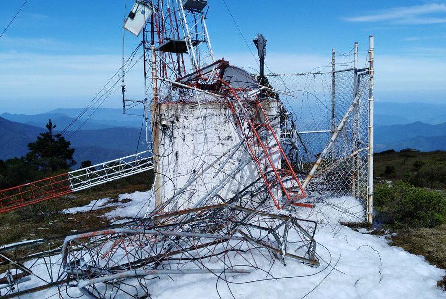 Reparan dos torres de alerta sísmica dañadas por vientos en Oaxaca