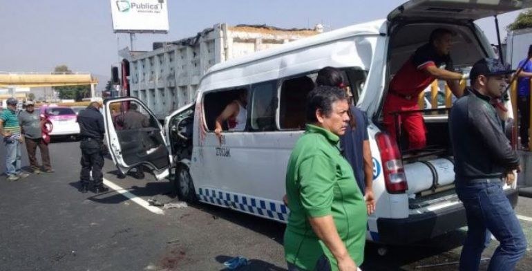 Choque deja cuatro muertos en la Autopista México-Puebla