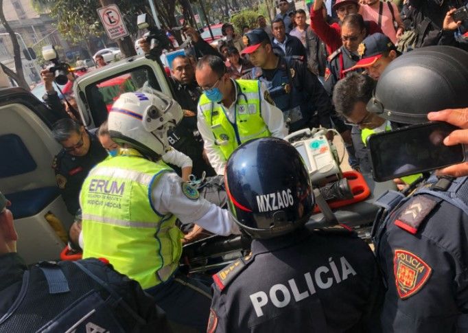 Hieren a policía bancario en intento de robo en la Álvaro Obregón