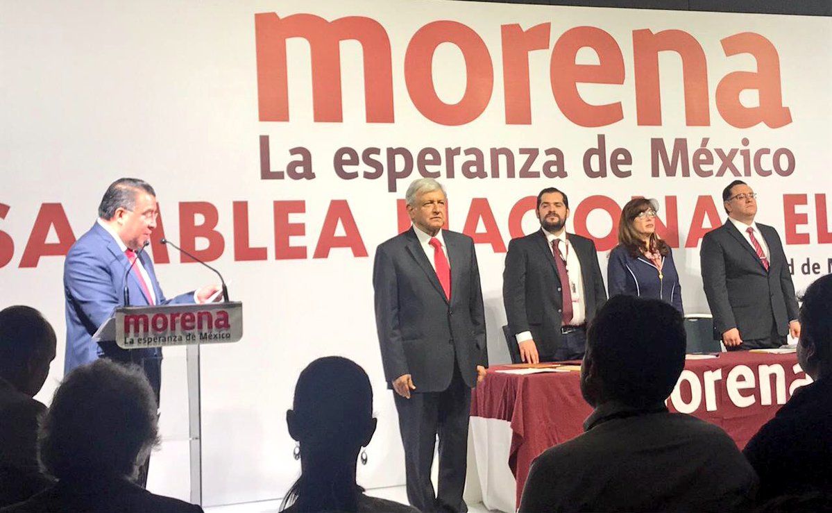 López Obrador, candidato de Morena a la Presidencia de la República