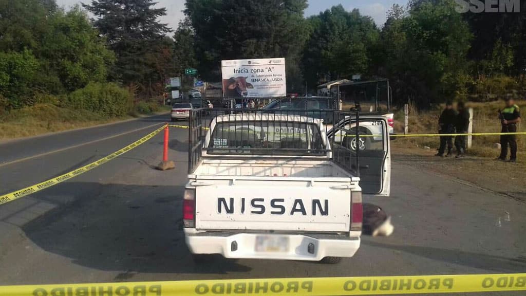 Hieren a policía estatal en filtro de seguridad en Valle de Bravo