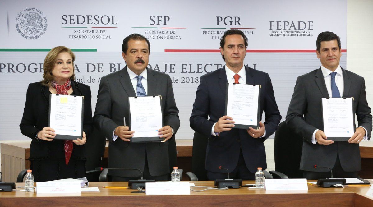 Anuncian blindaje electoral para comicios de julio