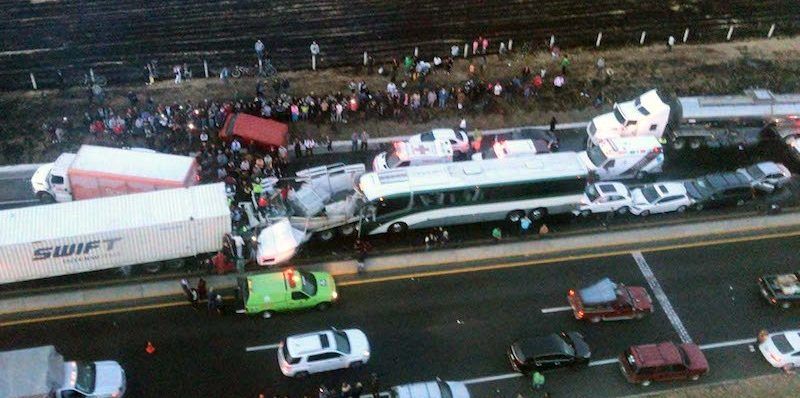 Carambola en libramiento Toluca-Lerma deja 15 heridos