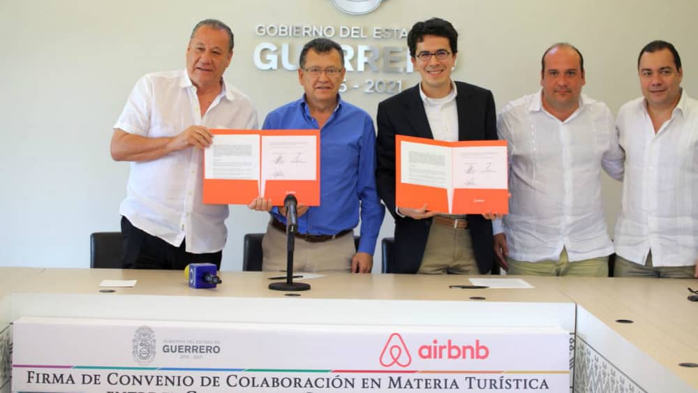 Acuerdan gobierno de Guerrero y Airbnb favorecer destinos turísticos