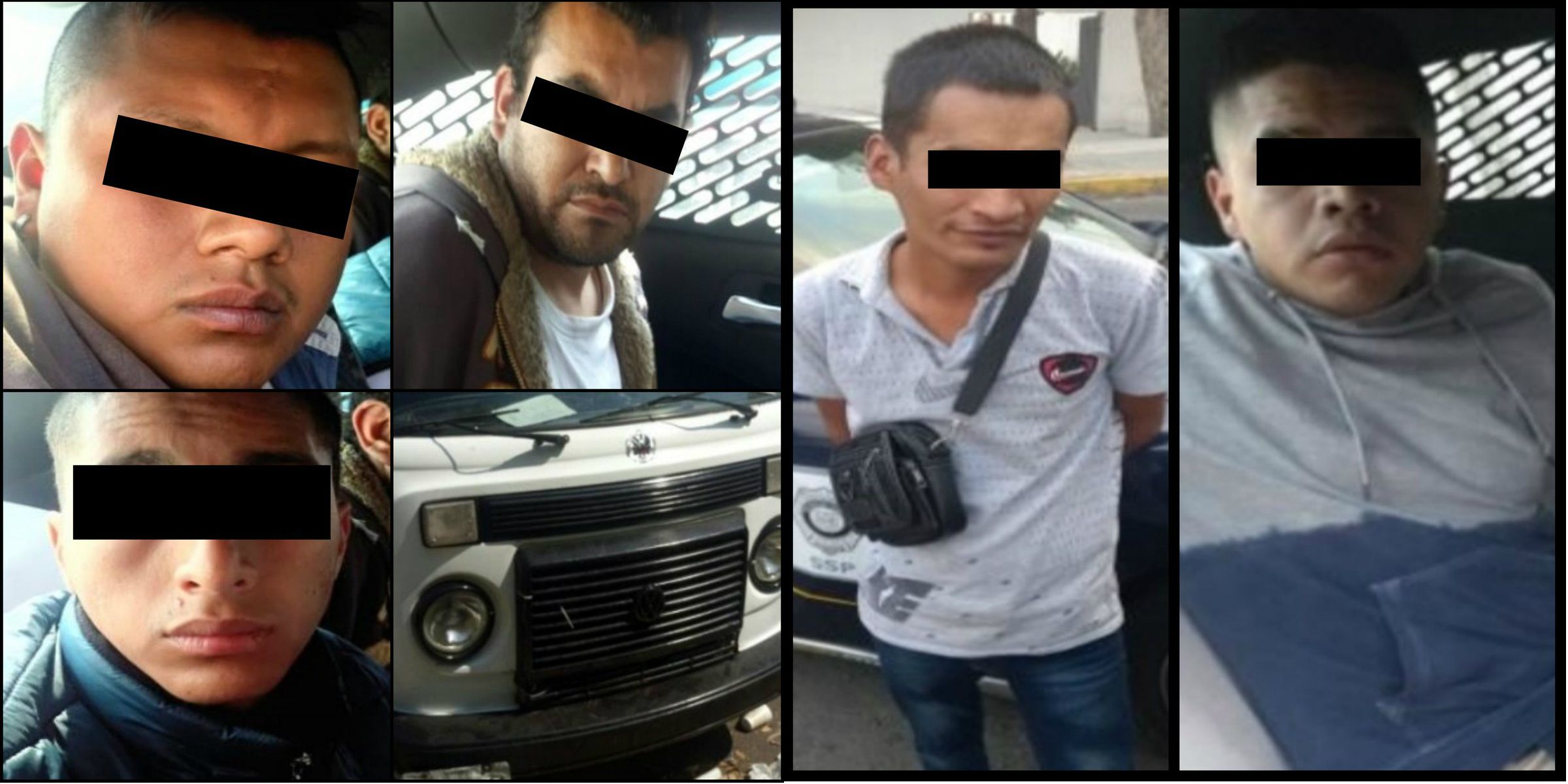 Cinco detenidos por asalto a transporte público