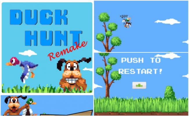 Crean versión de Duck Hunt para celular Crean versión de Duck Hunt para celular