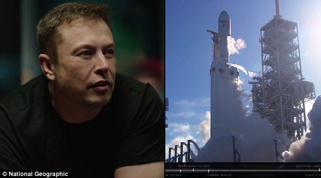 #Video Reacciones de Elon Musk durante lanzamiento del Falcon Heavy