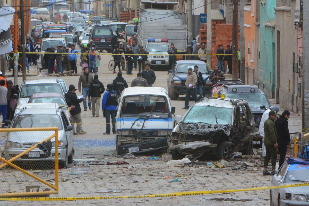 Explosión deja cuatro muertos en Bolivia
