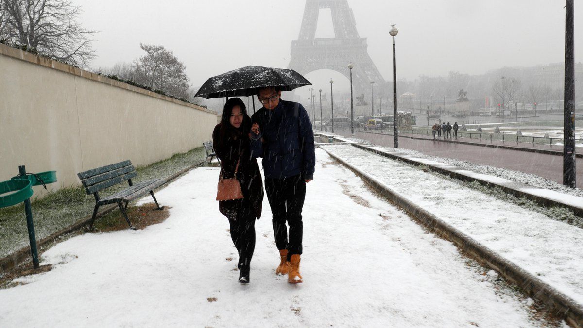 Francia en alerta por nevadas