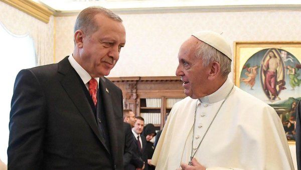 El papa Francisco y Erdogan discuten sobre Jerusalén