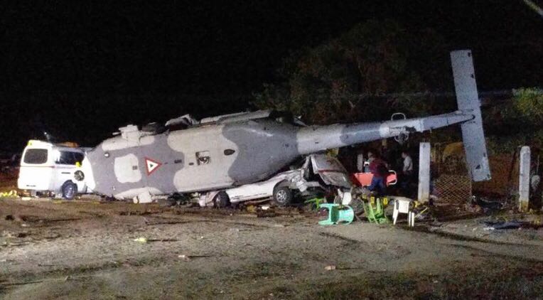 Sedena ofrece apoyo a familias de víctimas tras caída de helicóptero