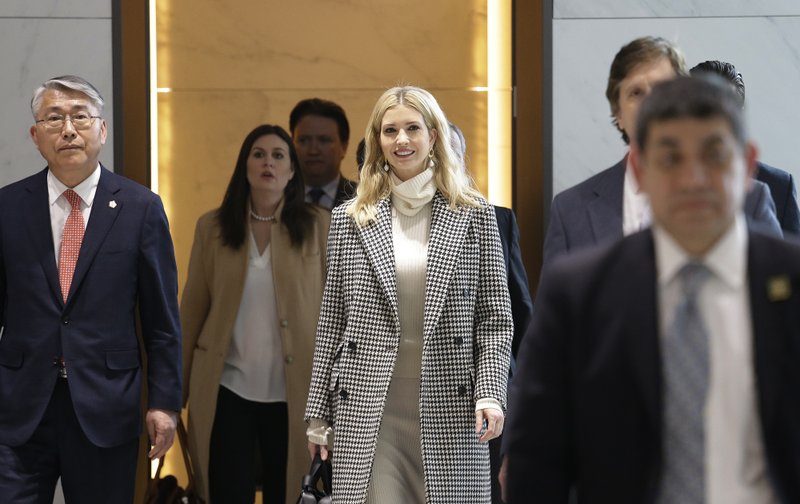 Ivanka Trump llega a Seúl para clausura de JJ.OO. de Invierno