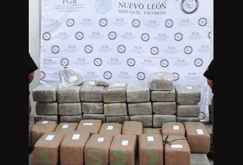 Aseguran 430 kilos de mariguana en Nuevo León