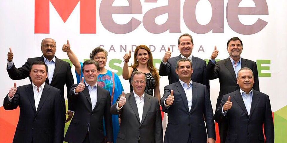 Osorio Chong, Beltrones y Paredes a la campaña de Meade