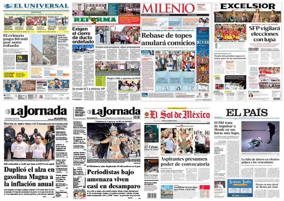 Intercampañas y presupuesto de EE.UU. en primeras planas