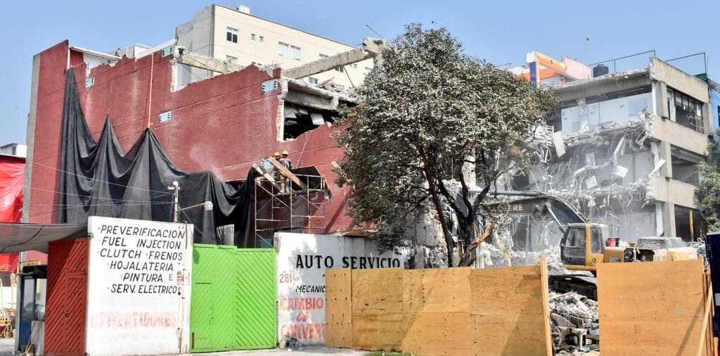 Concluye demolición de Puebla 277 en la Roma Norte