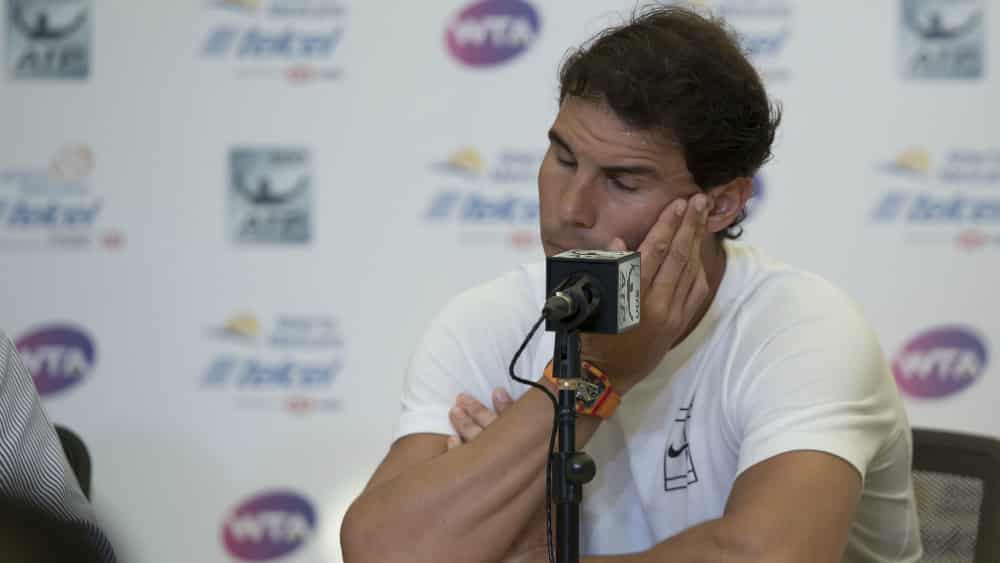 Rafael Nadal causa baja del Abierto Mexicano de Tenis 2018