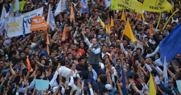 Anaya destaca avance del Frente durante cierre de precampaña