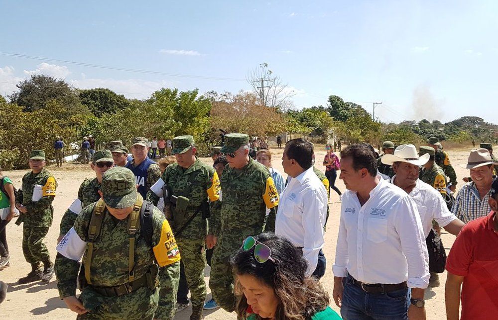 Ejército reitera responsabilidad por desplome de helicóptero en Oaxaca