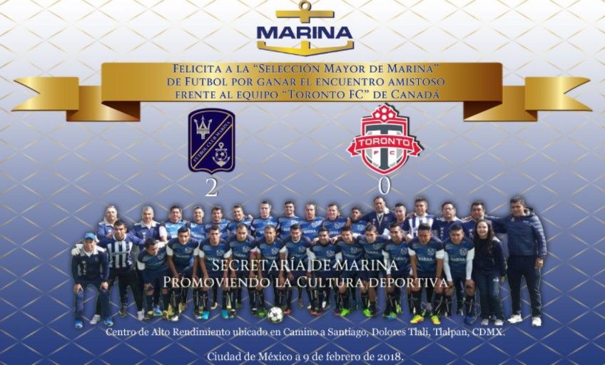 Vence equipo de la Marina a campeón de la MLS