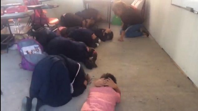 #Video Realizan simulacro de balacera en escuela de Chilpancingo