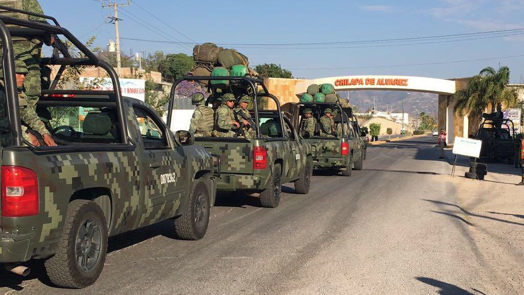 Arriban 500 soldados a Chilapa para reforzar seguridad