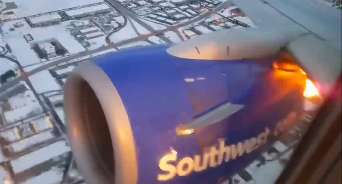 #Video Explota motor de avión de Southwest Airlines durante vuelo