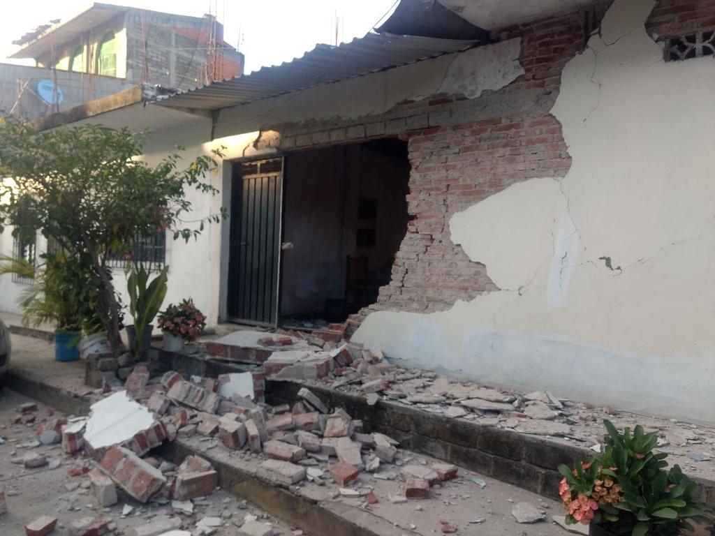 Sismo del viernes afectó más de 200 viviendas en Oaxaca