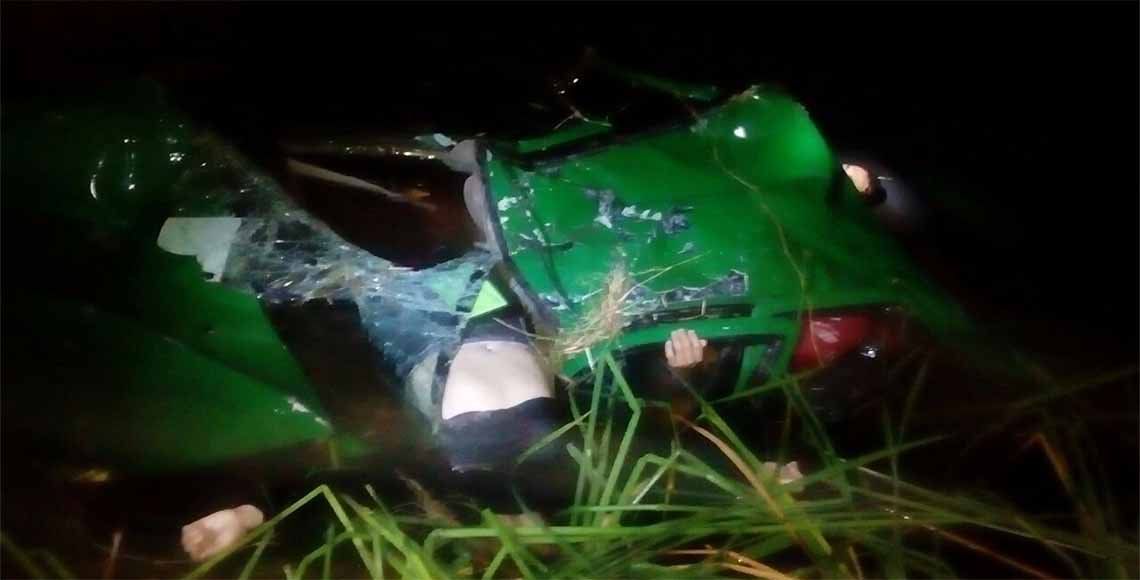 Volcadura de taxi en Oaxaca deja tres muertos