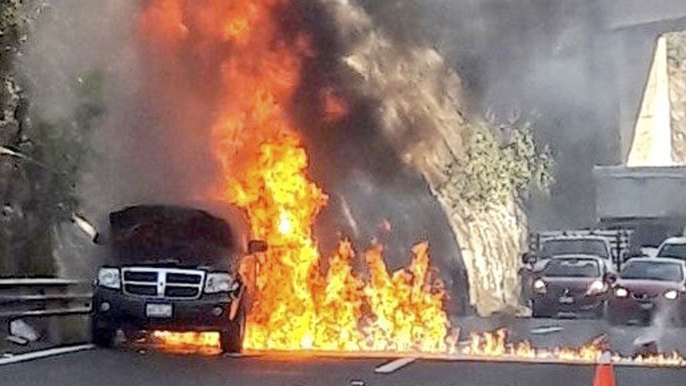 Reabren carretera Chamapa-La Venta tras accidente