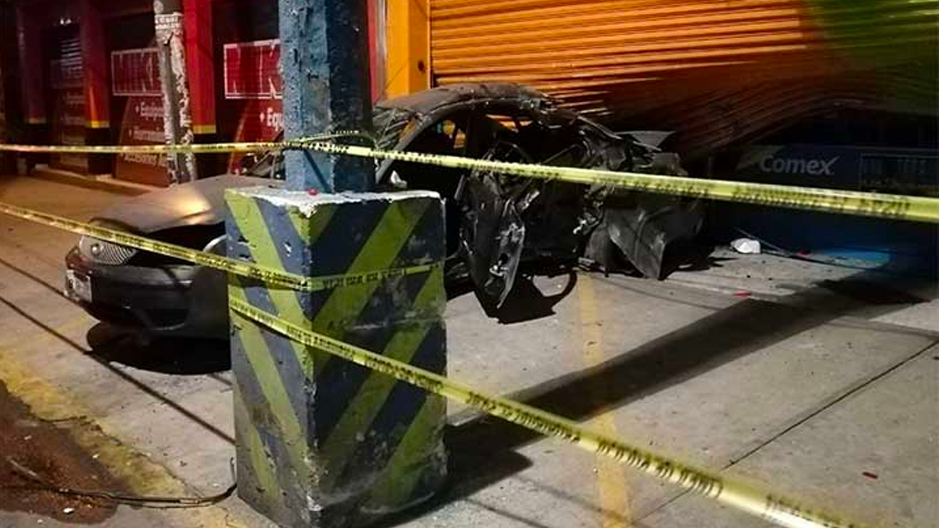 Conductor pierde el control y muere en Calzada Ermita Iztapalapa