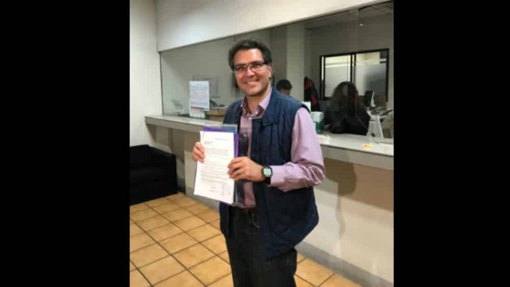 Ríos Piter pide registro como candidato presidencial independiente