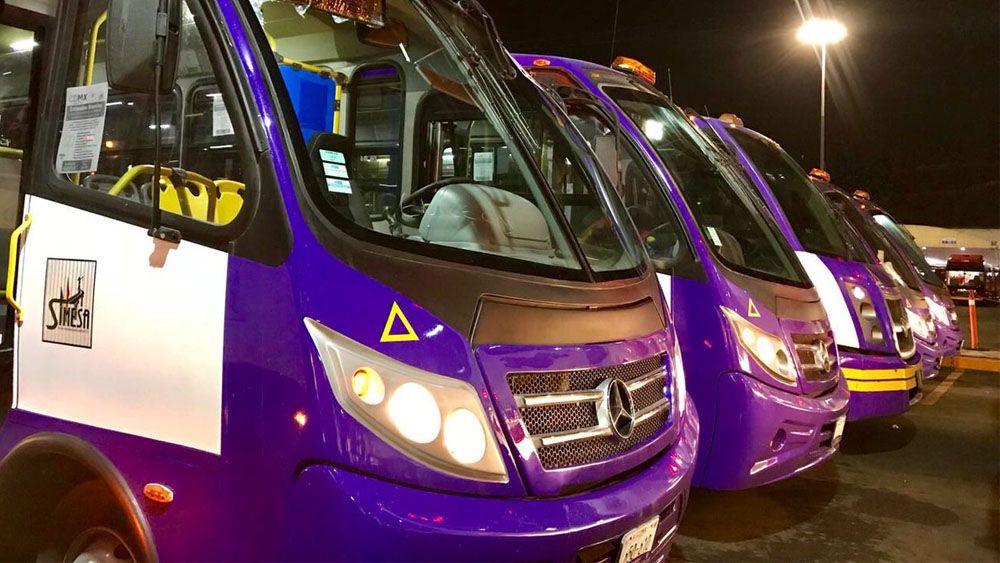 Reemplazan 214 microbuses de la ruta Chapultepec-Valle Dorado