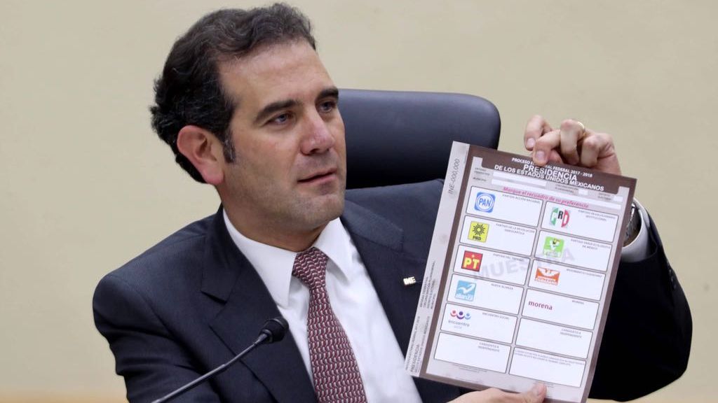 Así quedaría la boleta del INE para elecciones