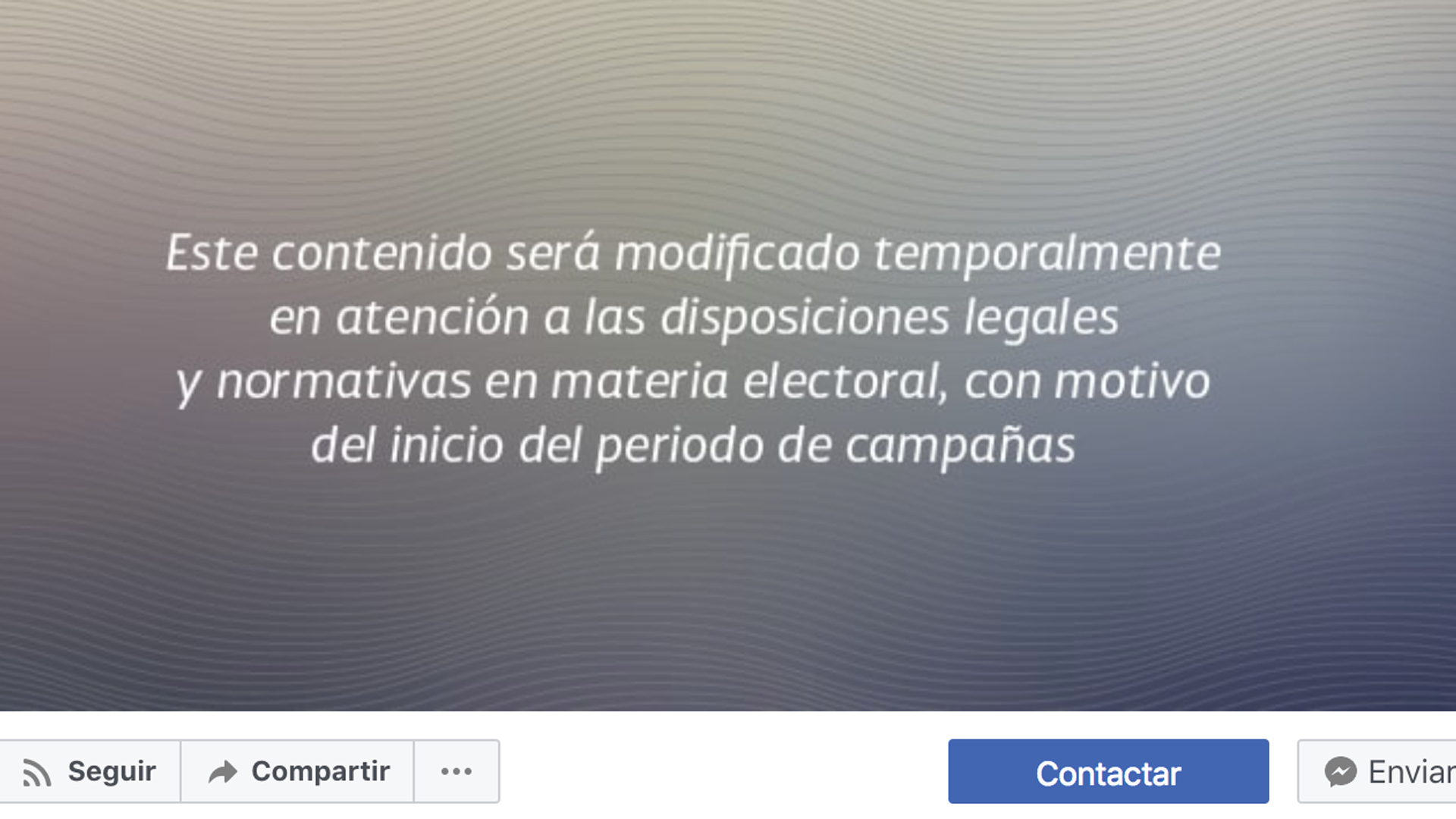 Cambian sitios de internet de las dependencias por inicio de campañas