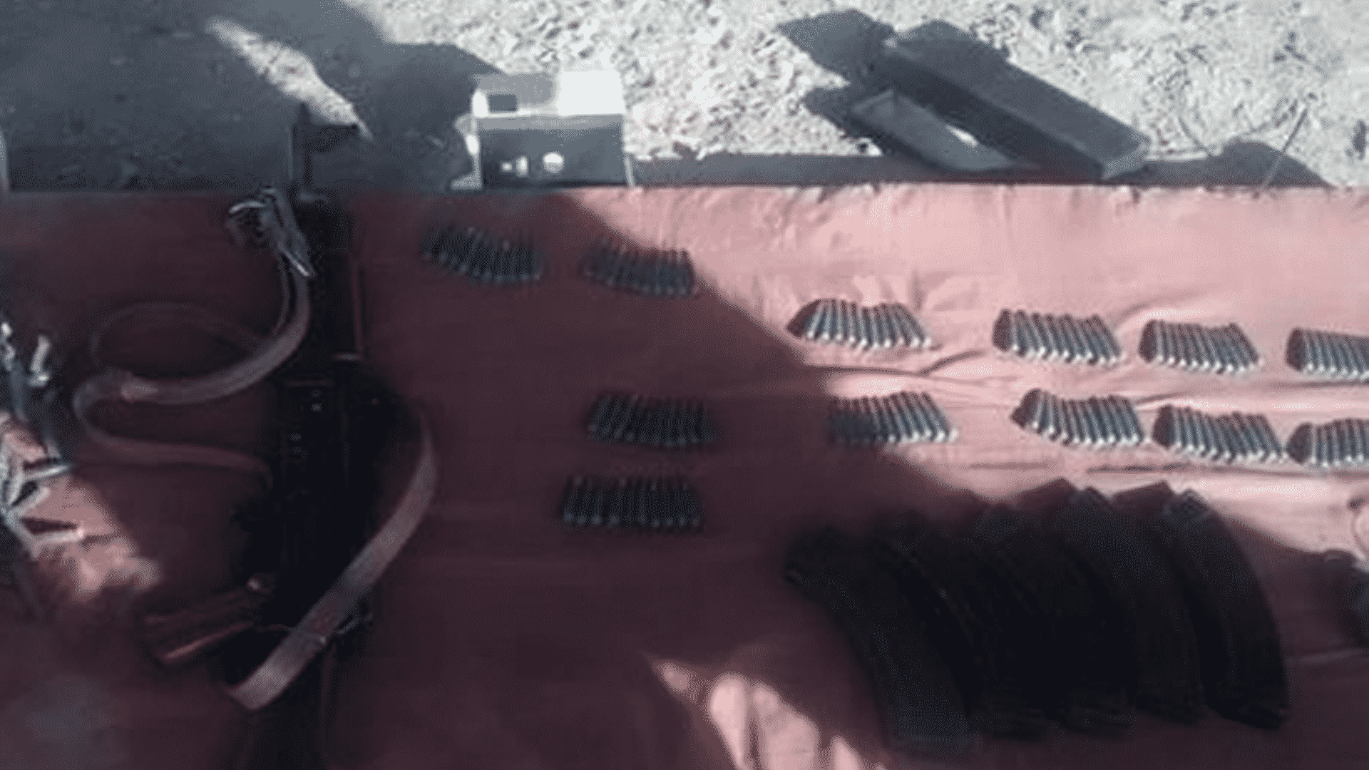 Aseguran arsenal tras enfrentamiento en Sinaloa