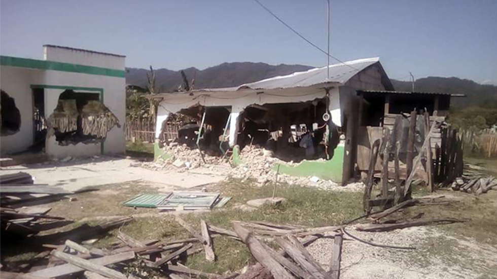 Conflicto católico deja tres casas destruidas en Chiapas