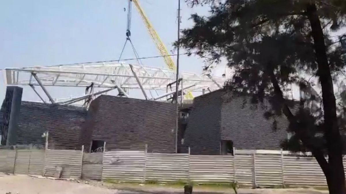 #Video Así va la construcción del estadio de los Diablos Rojos