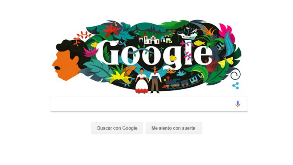 Google celebra 91 aniversario del natalicio de García Márquez