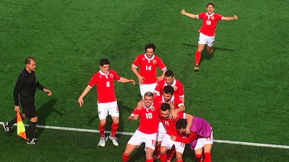 Gibraltar celebra su segunda victoria en la historia