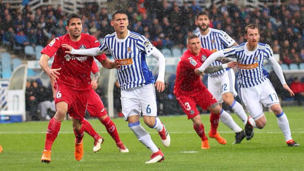 Real Sociedad y Héctor Moreno caen con Getafe