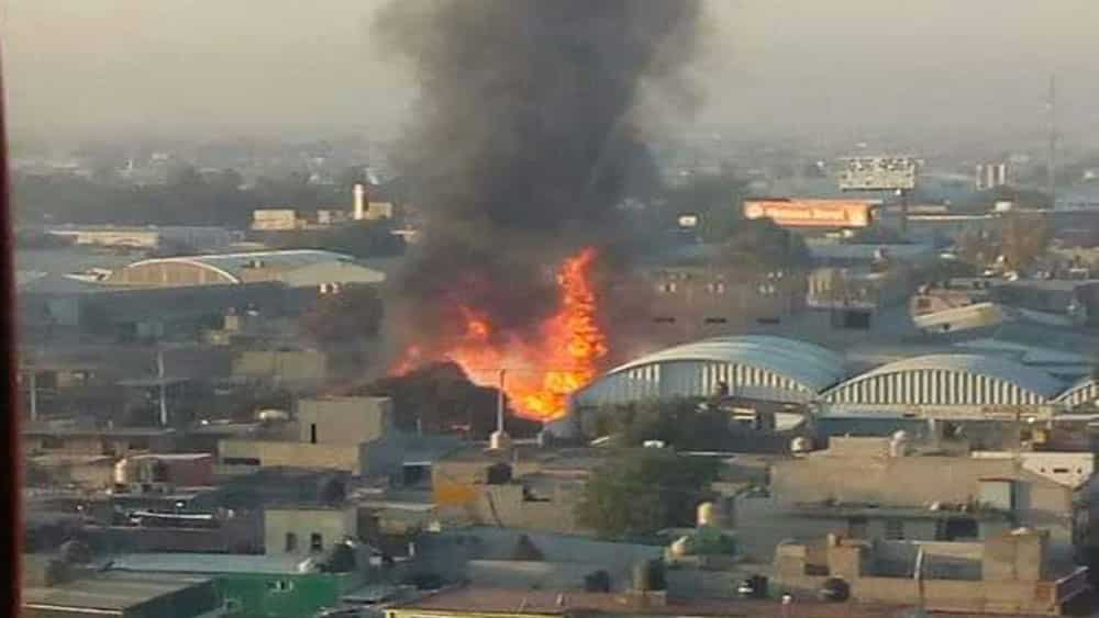 Sofocan incendio en bodega de Ecatepec Sofocan incendio en bodega de Ecatepec