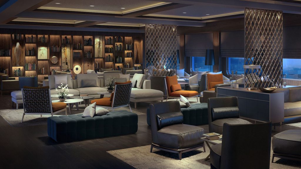 Así será el primer crucero de Ritz-Carlton - living-room1-1024x575